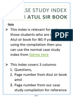 Paper6 IBS Case Study Index As Per Atul Sir Book