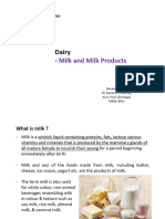 ZOB401 Dairy - Milk and Milk Product