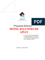 Propuesta Hotel Balcones de Apiay