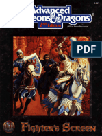 AD&D (TSR9457) Fighter's Screen