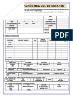 Ficha Diagnostica Del Estudiante 2023