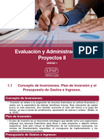 Unidad I - Presentación - Evaluación y Administración de Proyectos Ii