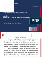 Sesion 4 - Sistema Nacional de Presupuesto