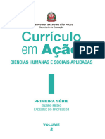 CHS - Caderno Do Professor - 1 Série - 2º Bimestre - VERSÃO PRELIMINAR