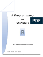 R Programming in Statistics