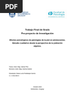 Trabajo Final de Grado Pre-Proyecto de Investigación