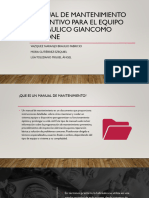 Manual de Mantenimiento Preventivo para El Equipo Hidráulico Presentacion de El Anteproyecto