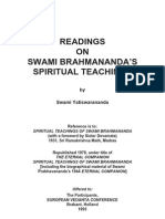 Readings On Swami Brahmananda's Spiritual Teachings