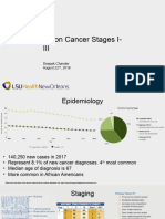 Early Stage Colon Cancer Presentation