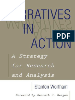 (Counseling and Development, 6) Stanton Wortham - Narratives in Action - A Strategy For Research and Analysis-Teachers College Press (2001)