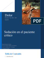 Sedación en El Paciente Crítico