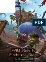 Wild Ride To Fireburst Ridge Adventure Booklet