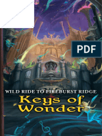 Keys of Wonder Lore - Wild Ride To Fireburst Ridge