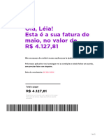 Fatura Nubank Brasil 