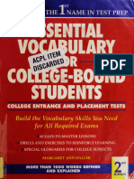 Essential Vocabulary For College-Bound Students (Haller, Margaret A) (Z-Library)