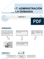 Capítulo 7 - Administración de La Demanda