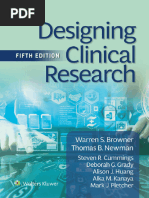 Designing Clinical Research - Warren S - Browner & Thomas B - Newman & Steven R - Cummings & - 2022 - Wolters Kluwer Health - Anna's Archive