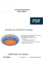 Gradient Boosting Machine: GBM Y Xgboost