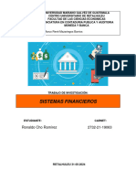 Investigación SISTEMAS FINANCIEROS