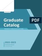 GRADUATE CATALOG 2022 2023 (31 January 2023)