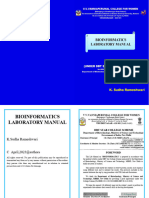 LabManual Bioinformatics