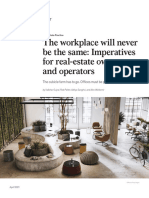 The Workplace Will Never Be The Same Imperatives For Real Estate Owners and Operators