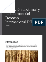 Evolución Doctrinal y Fundamento Del Derecho Internacional Público (SIN VIDEO)