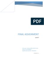 Final Assignment Level 4