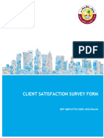 Appendix 10 - Client Satisfaction Survey Form