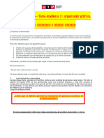 ? Semana 11 - Tema 01 Tarea - Tarea Académica 2 Organizador Gráfico, Esquema Producción y Versión Borrador (Terminado Nota 20 - )