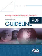 7 GDL Preemployment Background Screening - Guideline