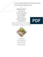 Quorum Quenching QQ Activity Assessment On Ethanolic Banana Peels Extract Musa Sapientum Against Escherichia Coli Through Microtiter Biofilm Formation Assay