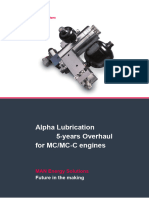 Alpha Lubrication 5 Years Overhaul MC-MC-C Engines