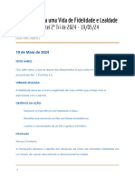 Ordenança para Uma Vida de Fidelidade e Lealdade