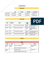 Japan 2023 Itinerary