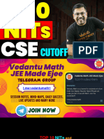 Top 10 NITs and Their Cse Wise Cutoff