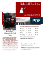 December 2011 Newsletter