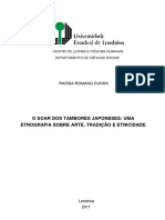 O Soar Dos Tambores Japoneses Uma Etnografia Sobre Arte Tradicao e Etnicidade