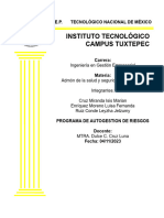 Programa de Autogestión de riesgos-ADMON