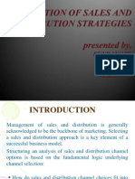 Integration of Sales and Distribution Strategies Final 2003