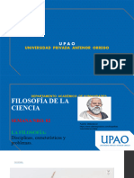 Semana 02. La Filosofía. Disciplinas