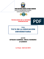 Monografia TICS - UNDAC - Efrain - Meza - Romero