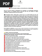 Embajada Del Estado de Palestina Actualiza La Situación en La Franja de Gaza Tras 239 Días de Asedio Genocida de Israel