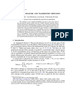 Entropic Measure and Wasserstein Diffusion