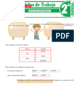 El Antónimo para Segundo Grado de Primaria