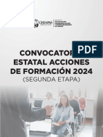 Convocatoria Estatal Acciones de Formacion 2024 Etapa2