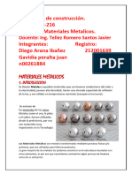 Informe de Materiales Metalicos