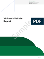 Sample Light Vehicle Report