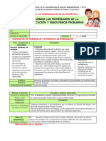 Conocemos Las Propiedades de La Multiplicación y Resolvemos Problemas