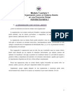 LECTURA 1 MODULO 1 LA Orga. Como Un Sistema Abierto en Una Economía Global